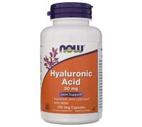 Now Foods Acido ialuronico 50 mg con MSM, 120 capsule
