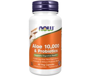 Now Foods Aloe 10.000 e Probiotici 60 St