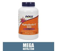 Now Foods Alphasorb-C + Vitamina C 500mg Antiossidante Protezione, 180 Vegetale