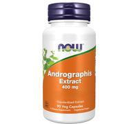 Now Foods, Andrographis Extract, 400 mg, 90 Capsule vegane, Testato in Laboratorio, Vegetale, Senza Glutine, Senza Soia, Vegetariano