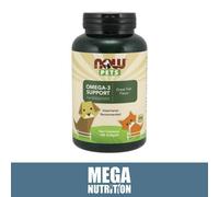 Now Foods Animali Omega-3 Sostegno per Cani/Gatti Ottimo Pesce Sapore 180