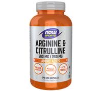 Now Foods Arginina 500 mg e citrullina 250 mg aminoacidi 240 St