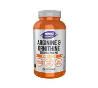 NOW FOODS Arginina 500 mg e Ornitina 250 mg Aminoacidi 250 St