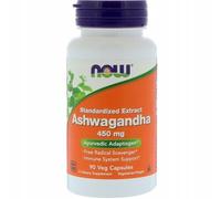 Now Foods Ashwagandha 450mg 90k Ginseng indiano