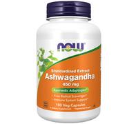 Now Foods Integratore Ashwagandha Estratto 450 mg - 180 capsule vegetali