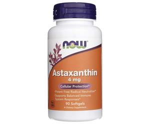 Now Foods Astaxanthin Astaxantina 4 mg, 90 capsule