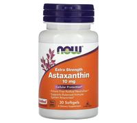 NOW Foods, astaxantina extra forte, 10 mg, 30 softgel