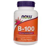 NOW Foods B-100 Complesso Vitamine B 100 mg 100 capsule vegetariane