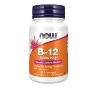 Now Foods B-12 60 Tabs 5000Mcg con acido folico 60 Tabs NOW0462