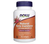 Now Foods Beta Carotene 25 000 UI, 180 capsule