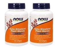 NOW Foods Beta-Sitosterolo Steroli Vegetali 1000Mg, 2X90 O 1X180 Softgel