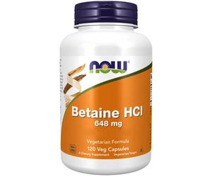 NOW FOODS Betaina HCL 648 mg 120 St