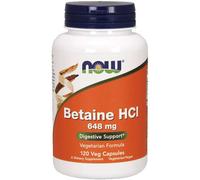 Betaina HCL 648 mg 120 Capsule Vegetali Now Foods
