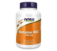 Betaina HCL 648 mg 120 Capsule Vegetali Now Foods
