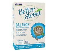 Now Foods Better Stevia Balance zero calories (100 Packets with Chromium and Inulin)