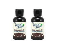 NOW Better Stevia Liquid, cioccolato fondente, 59 ml