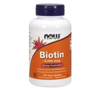 NOW Foods - Biotin, 5000mcg - 120 vcaps - Biotina