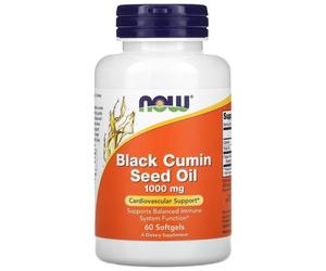 Now Foods Black Cumin Seed Oil 1000 mg - 60 Capsules