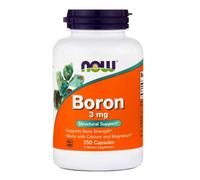 NOW FOODS Boron, 3mg - 250 caps - Boro - supporto strutturale