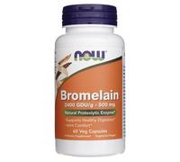 Now Foods Bromelina 2400 GDU 500 mg, 60 compresse