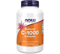 Now Foods, Buffered C-1000 Complex, 250 mg, 180 veg. Compresse - spedizione l...