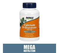 Now Foods Calcio D-Glucarato 500mg Seno & Salute Della Prostata 90 Capsule Veg