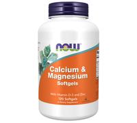Now Foods, calcio e magnesio, 120 capsule molli - spedizione lampo
