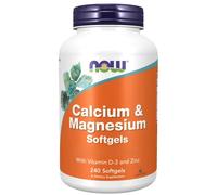 NOW Foods Calcio-Magnesio + vitamina D e zinco - 240 Softgels NOW1252