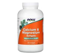 Now Foods calcio e magnesio con vitamina D-3 e zinco, 240 capsule molli