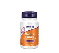 NOW Foods - Calma e Concentrazione con Zembrin® e GABA (60 Capsule Vegetali)