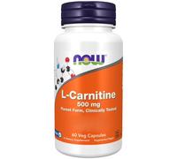 Now Foods, carnitina, 500 mg, 60 capsule - spedizione lampo