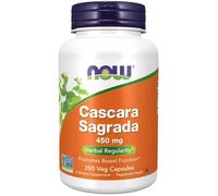 NOW Foods Cascara Sagrada, 450Mg, 250 Caps Kosher/Rhamnus Purshiana/Vegan
