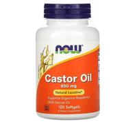 NOW Foods Castor Oil (olio di ricino) 650 mg, 120 compresse molli