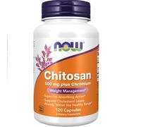 Now Foods Chitosano 500 mg più cromo 120 St