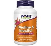 NOW Foods Choline and Inositol, 500 mg - 100 capsule