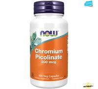 Now Foods Chromium Picolinate 200 mcg - 100 caps Cromo picolinato
