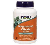 NOW Magnesium Citrate (citrato di magnesio), 200 mg, 100 compresse