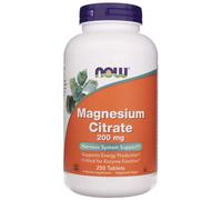 Now Foods Magnesium Citrate 200 mg (250 Compressa)