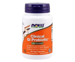 NOW FOODS Clinical GI Probiotic™ - 60 Veg Capsules - probiotico
