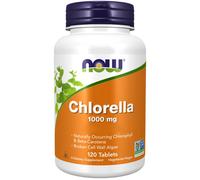 Now Foods, clorella, 1000 mg, 120 compresse vegane