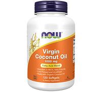 Now Foods, Coconut Oil (Olio di Cocco), 1000mg, 120 Capsule morbide, Testato in Laboratorio, Senza Soia, Senza Glutine, Non OGM