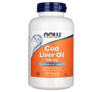 Now Foods Olio di fegato di merluzzo (Tranium) 650 mg, 250 capsule