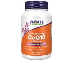 Now Foods Coenzima Q10 600 mg Maximum Strength - 60 capsule
