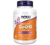 Now Foods CoQ10 200 mg, Orange - 90 Lozenges