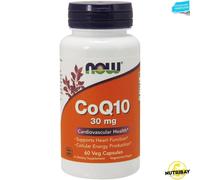 NOW FOODS COQ10 30 mg - 60 caps COENZIMA Q10