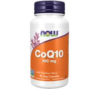 NOW Foods CoQ10, con bacche di biancospino, 100 mg