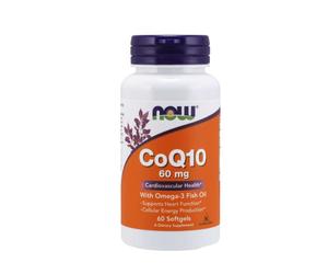 NOW FOODS CoQ10 con Omega-3 60 mg 60 St