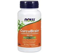 Now Foods CurcuBrain Longvida Ottimizzato Curcumina 400 mg - 50 Capsule