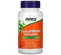 NOW Foods CurcuFRESH™ Complesso a base di succo di curcumina - 60 capsule