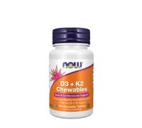 Now Foods D-3 + K-2 (MK-7) (90 Compresse da masticare)